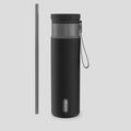 24oz SnapSeal™ Bottle - Licorice Gunmetal